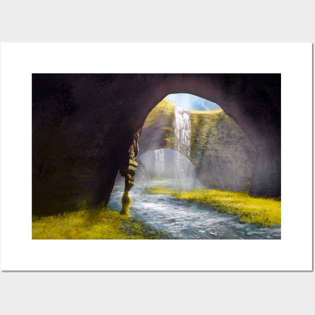 Beautiful cave Wall Art by Red Fox